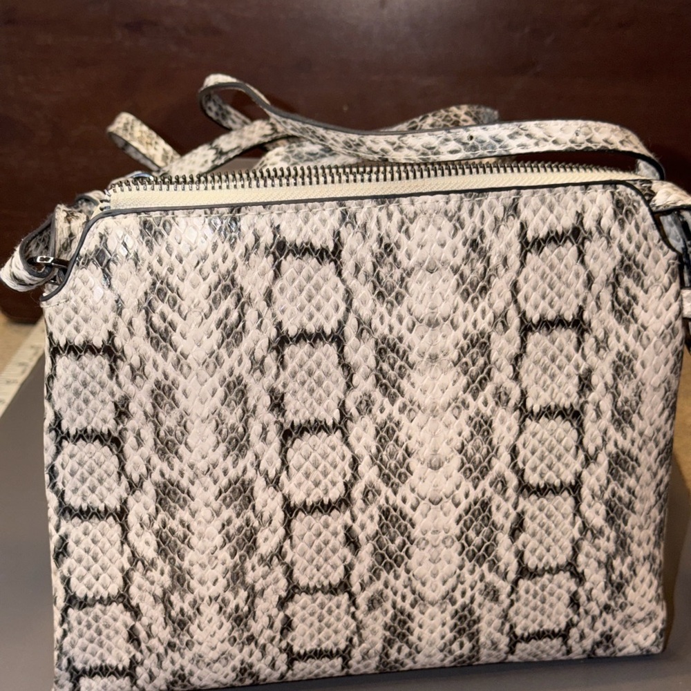 A New Day Snakeskin Pattern Crossbody Bag